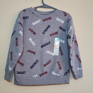 Garanimals Toddler Boys Long Sleeve Graphic Fleece Sweatshirt Size 4T NWT